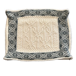 Aran Mor Ireland 100% Super Soft Merino Cool Pillow Sham Case 18" x 14" Teal